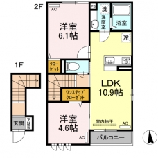アヴェニールの間取り図