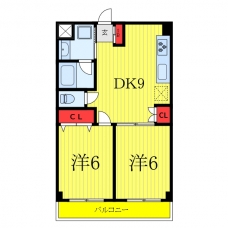 セントラルパークマンションの間取り図