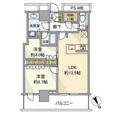 THE　TOWER　JUJOの間取り図