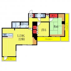シティヴィラ本町の間取り図