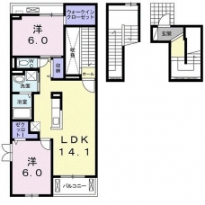 アーバンライフ・ハヤの間取り図