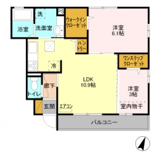 ルミナス松本の間取り図