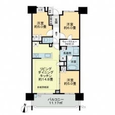 ライオンズ川口幸町グランフォートの間取り図