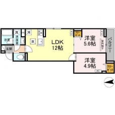 セレスティア六町Ⅳの間取り図