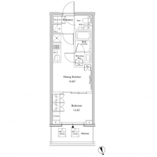 ザ・パークハビオ北千住の間取り図