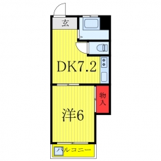 マンション並木の間取り図