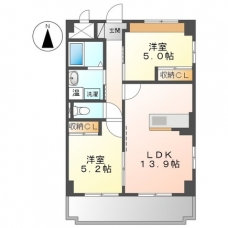 サンライズ氷川町の間取り図
