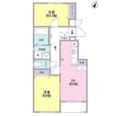 白山坂ハウスの間取り図