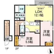 セレスティア平和台の間取り図