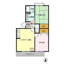 プリムヴェール　壱番館の間取り図