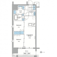 ルフォンプログレ赤羽マークスの間取り図