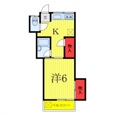 坂上コーポの間取り図