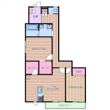 プチ・フォンテーヌの間取り図