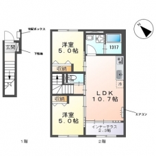 ナチュラルライズの間取り図