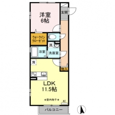 ベルデュールの間取り図