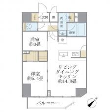アジールコート町屋の間取り図