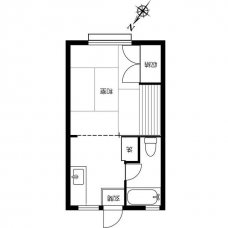 フジハイツ17号館の間取り図