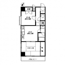 ハイネス文京本駒込の間取り図