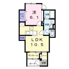 マーレ長崎の間取り図