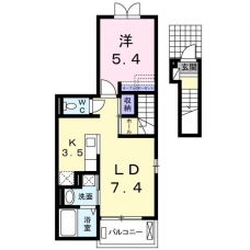 フラワーハウスの間取り図