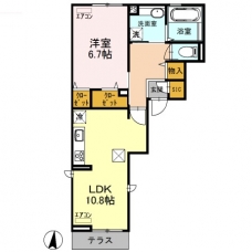 アーバンD　笹目の間取り図