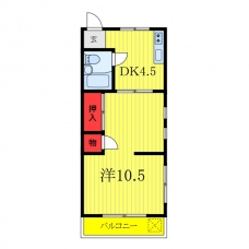 シャトレ小川の間取り図