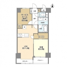 板橋区役所前ビューハイツの間取り図