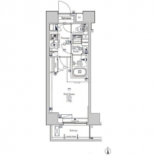 ＢＰＲレジデンス大山の間取り図