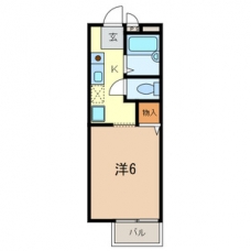 クレッセントＨＩＲＯの間取り図