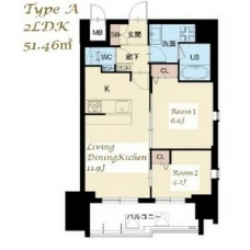 スプランディッド大山の間取り図