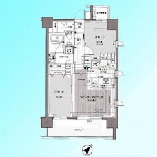 パレステージ川口並木の間取り図