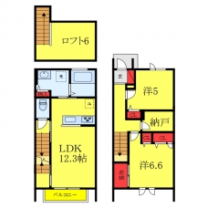 プリムヒルズの間取り図