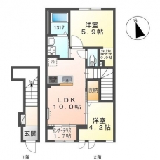 Ｄｅｎｅｎの間取り図