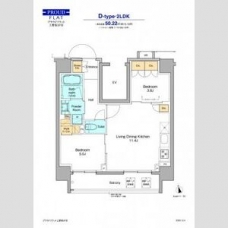 プラウドフラット上野松が谷の間取り図