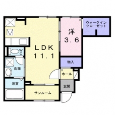 ファミリエの間取り図