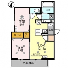 Noble Villa針ヶ谷の間取り図
