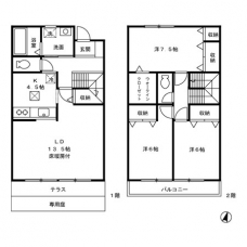 プレジオの間取り図
