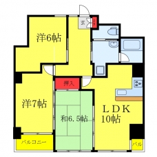 ワールドパレス千駄木の間取り図