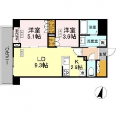 ロイジェント西新井の間取り図
