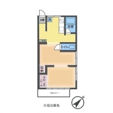 中谷コーポの間取り図