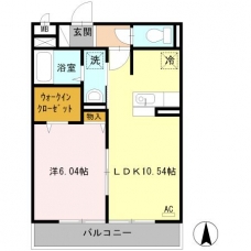 セジュール西新井の間取り図