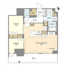 オアーゼ日暮里レジデンスの間取り図