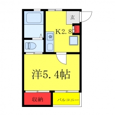 山一上中里ステーツの間取り図