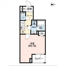 プレール・ドゥーク赤塚の間取り図