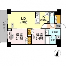 ロイジェント西新井の間取り図