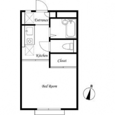 フジハイツ７号館の間取り図