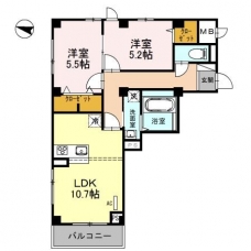 エクセレント ヒルズの間取り図