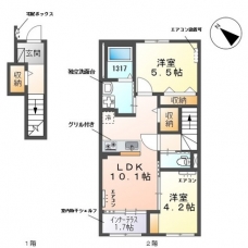 ルナフォーリアの間取り図