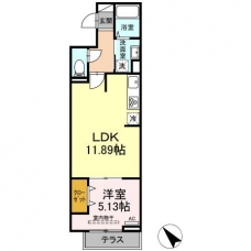セレスティア西台Bの間取り図