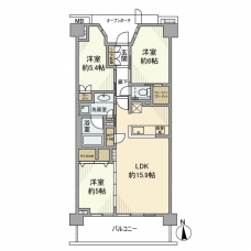 プラウド練馬中村橋マークスの間取り図